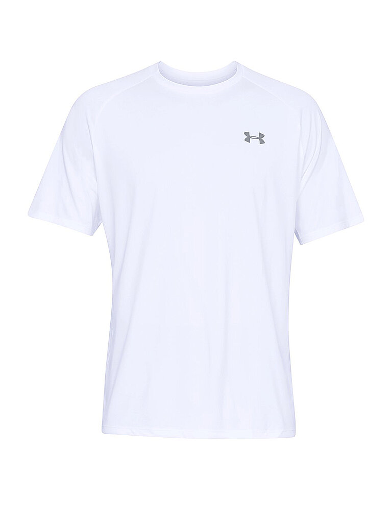 UNDER ARMOUR Herren Fitnessshirt UA Tech 2.0 weiss | L